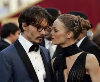 Johnny Depp and Vanessa Paradis